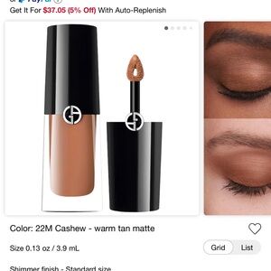 Giorgio Armani eye tint - Warm Tan 
The Best shade 
Best seller 👌
